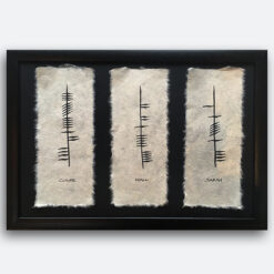 3 Name Plaque Ogham