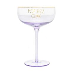 Pop Fizz Clink Gin Glass in Gift Box