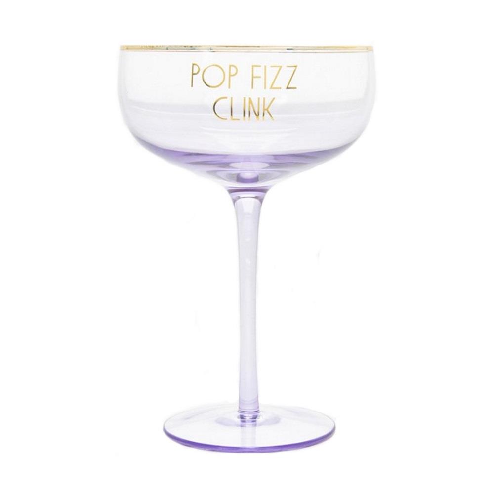 Pop Fizz Clink Gin Glass in Gift Box