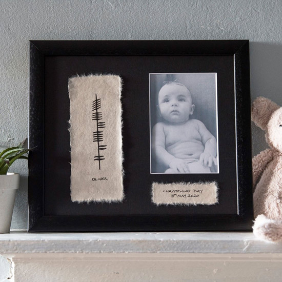 Ogham Christening Day / New Baby