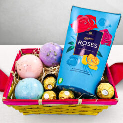 The Chocolate & Bath Bomb Hamper