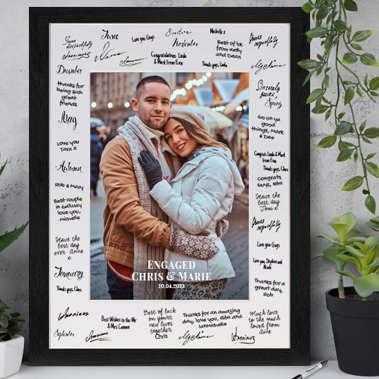 Large Guest Signing Board Photo Frame (450mm x 555mm)