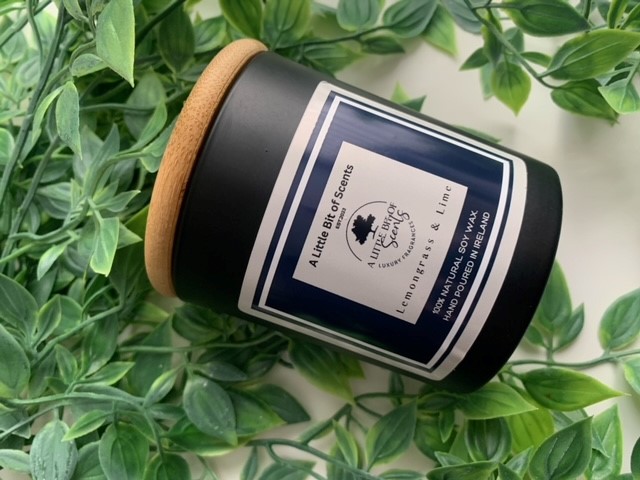 Lemongrass and Lime with Wooden Top 210g