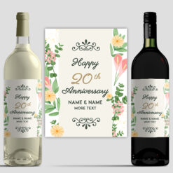 Anniversary Wine Design 1