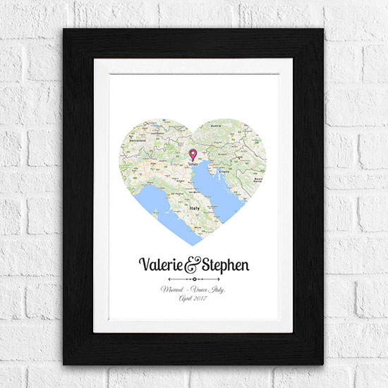 Our Heart Belongs Here Personalised Frame - Image 2