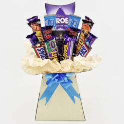 Blue Bliss Chocolate Bouquet
