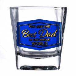 Best Dad Whiskey Glass