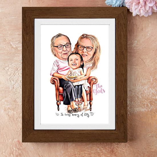 Custom Caricature for 3 People - Image 2