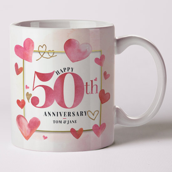 Anniversary Mugs Personalised - Image 2