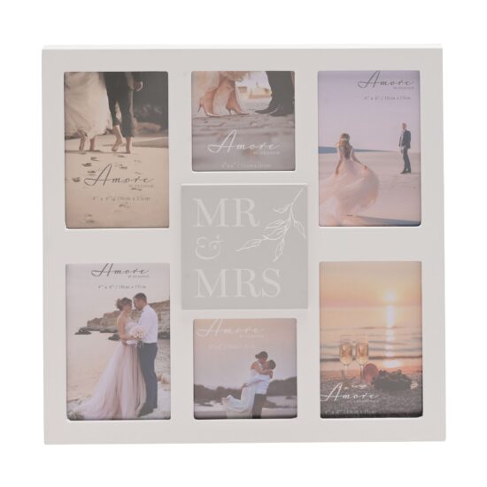 Multi Photo Mr & Mrs Photo Frame