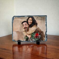 Personalised Photo Slate With Glossy Finish